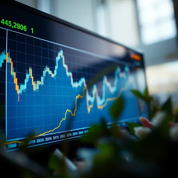 Graph displaying the upward and downward trends of Apaecoin price over time
