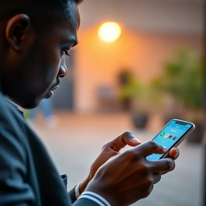 Student using a smartphone with various earning app icons displayed on screen