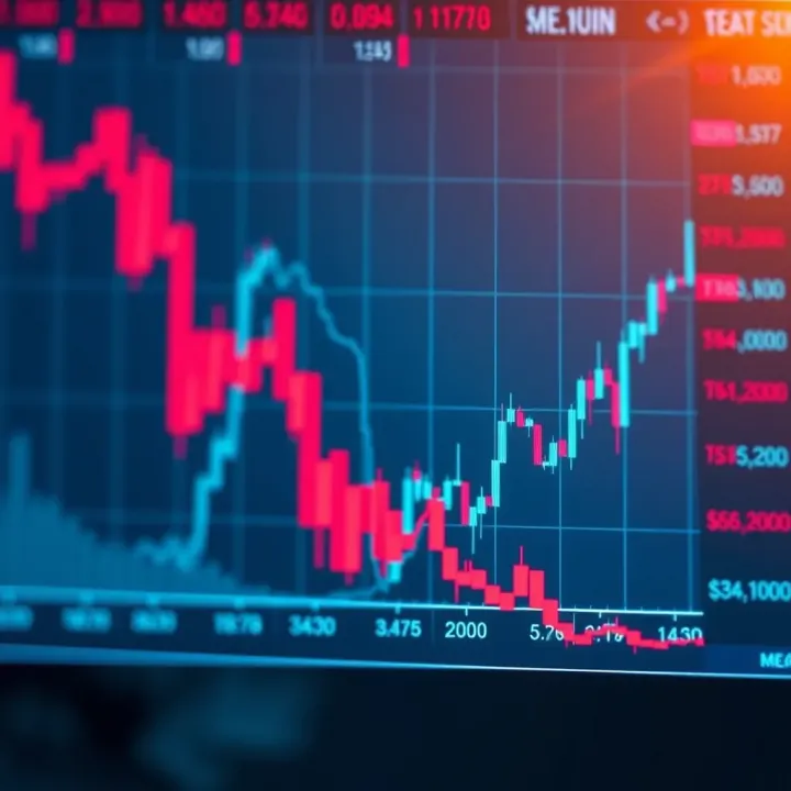 Graph showing fluctuating currency rates during Asian trading hours with Nigerian naira symbol