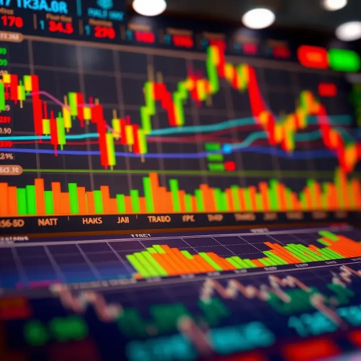 Career Highlights in Forex Trading Financial charts representing key milestones and achievements in forex trading
