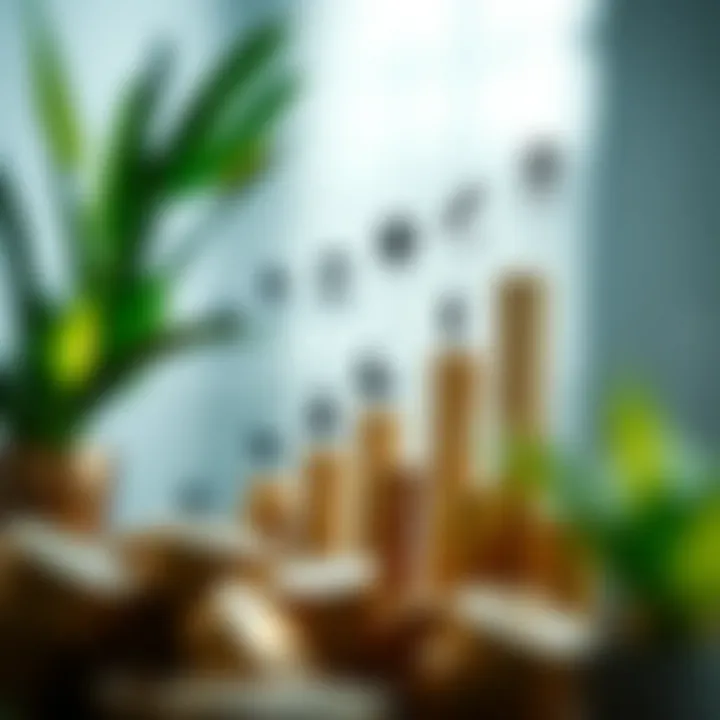 Graph depicting increasing earnings with icons representing tips and strategies for affiliate marketers to enhance daily income