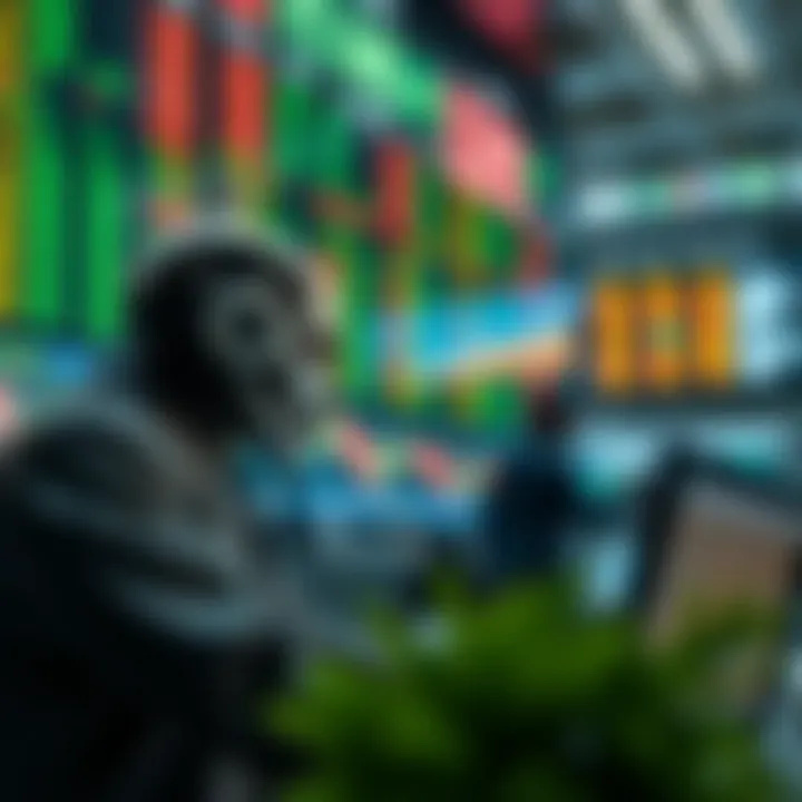 Automated Trading Solutions Within Nigerian Financial Markets Conceptual graphic showing automated trading tools interacting with Nigerian stock exchange environment