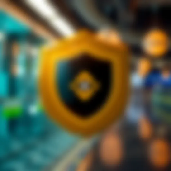 Ensuring Safety and Security in Binance WhatsApp Crypto Groups Secure digital shield symbolizing safety and protection in online crypto communities