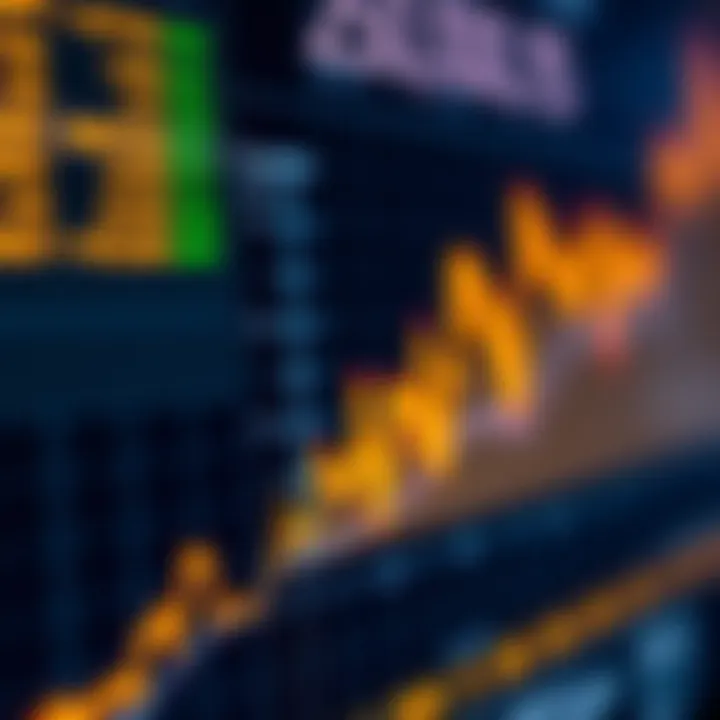 Graph illustrating the application of binary charts in financial data analysis with clear binary indicators