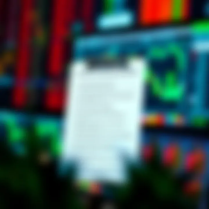 Illustration of a checklist with key factors to consider when selecting a forex broker