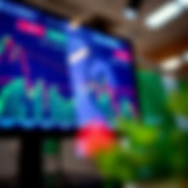 Graph displaying forex market trends with Nigerian flag in background