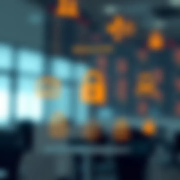 Illustration of regulatory compliance and security symbols representing trustworthy trading brokers