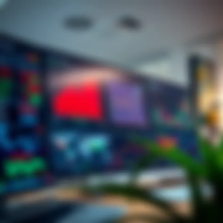 Dashboard displaying various trading platforms and market data for financial decision making