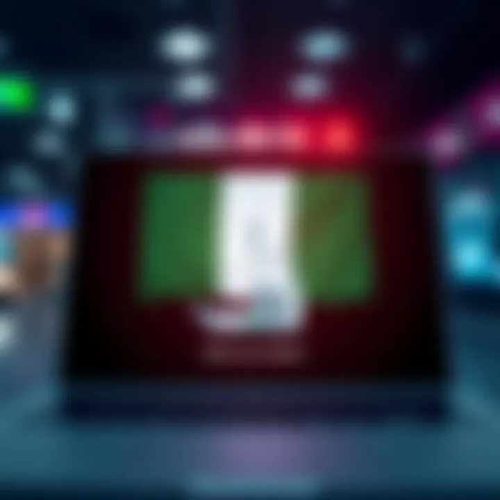 Secure login screen of app.deriv with Nigerian flag symbolizing safe access for Nigerian traders