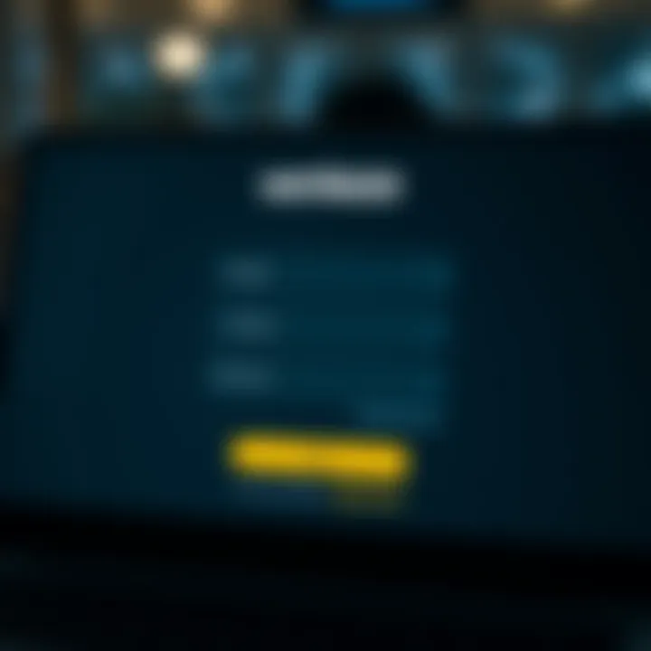 User interface showcasing Ventezo login screen with secure access fields