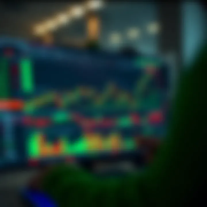 User interface of TradingView displaying various technical analysis charts and market indicators