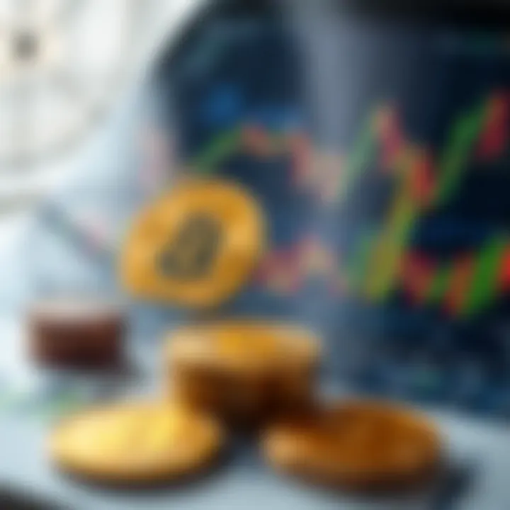 Cryptocurrency Market Analysis and Risk Assessment Illustration of cryptocurrency market analysis with charts and risk factors