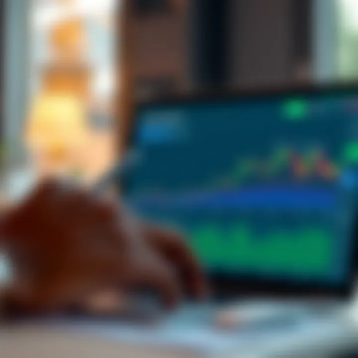 Trading Simulation Features on Deriv Demo Account Graphical representation of trading simulation features on Deriv platform highlighting risk-free practice environment