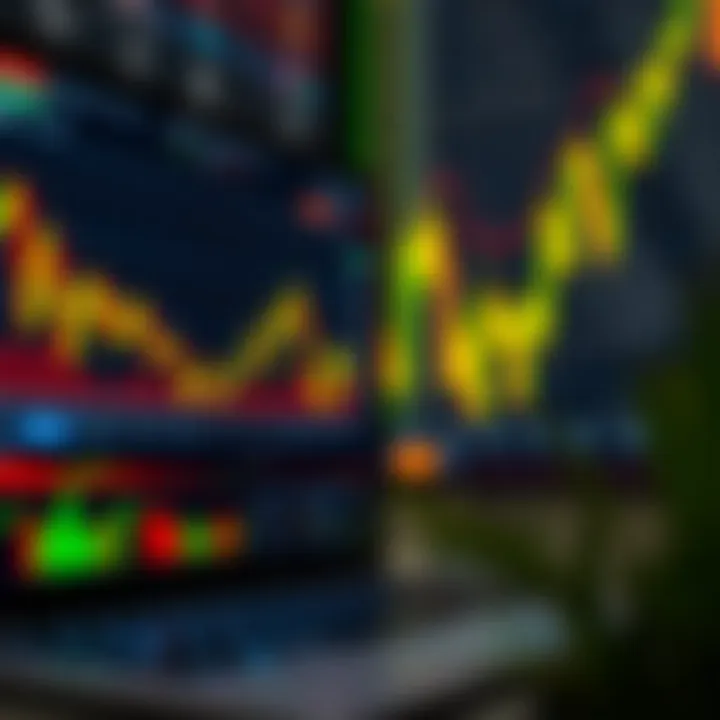 Interactive financial charts displaying real-time market trends on a digital trading platform