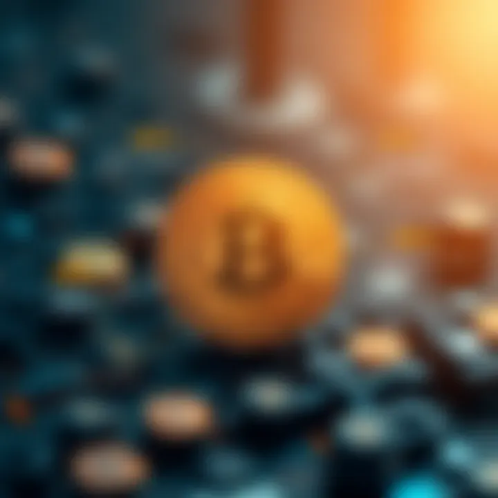 Key Factors Influencing Digital Currency Adoption Illustration showing factors influencing digital currency adoption including market interest and technological development