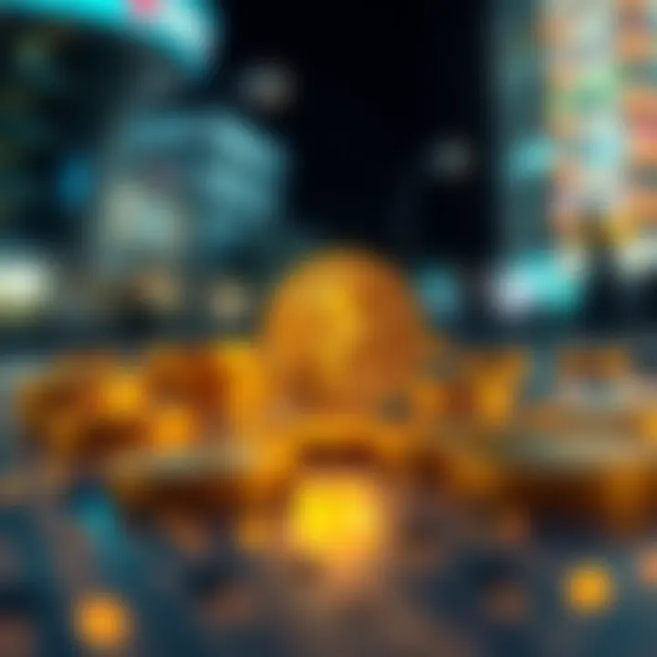 Conceptual visualization of factors influencing Stellar Lumens valuation including market demand, technology, and investor sentiment