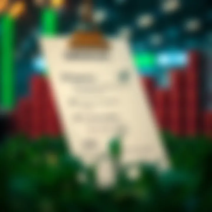 Visual of a checklist highlighting critical factors such as regulation, fees, and customer support for selecting a reliable forex broker