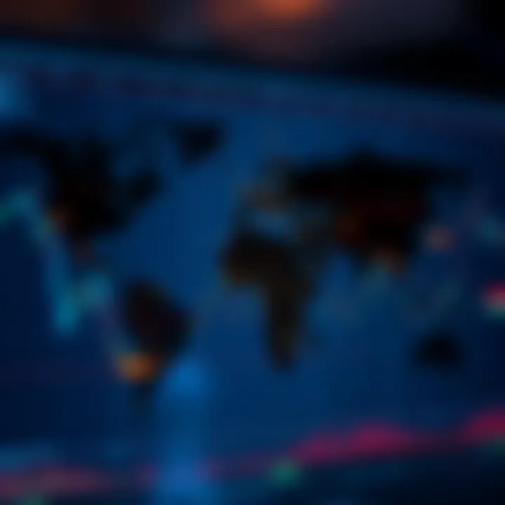 World map highlighting major forex trading sessions and time zones relevant to Nigerian traders