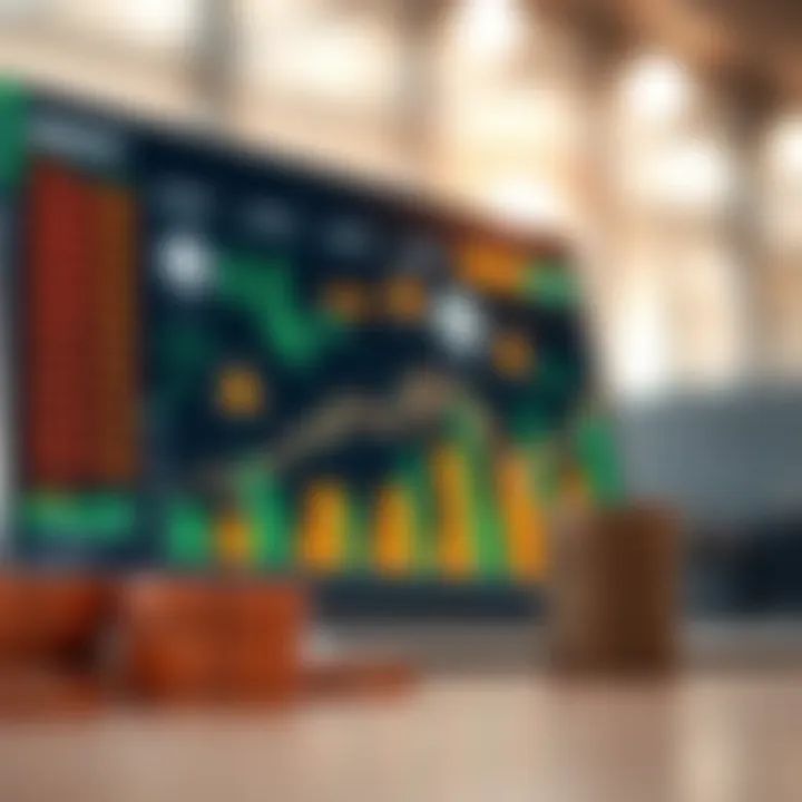 Illustration of a diversified portfolio with multiple financial assets icons