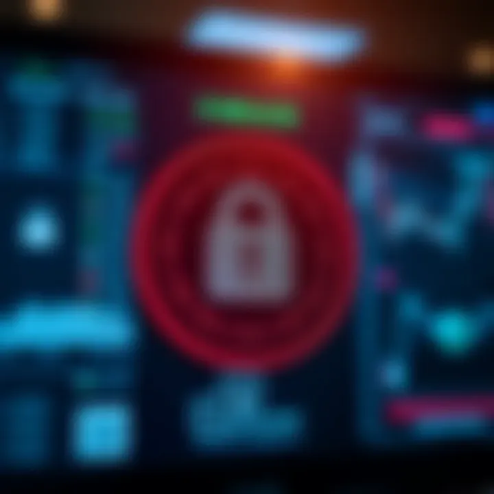 Secure online trading environment with encryption and regulatory compliance symbols