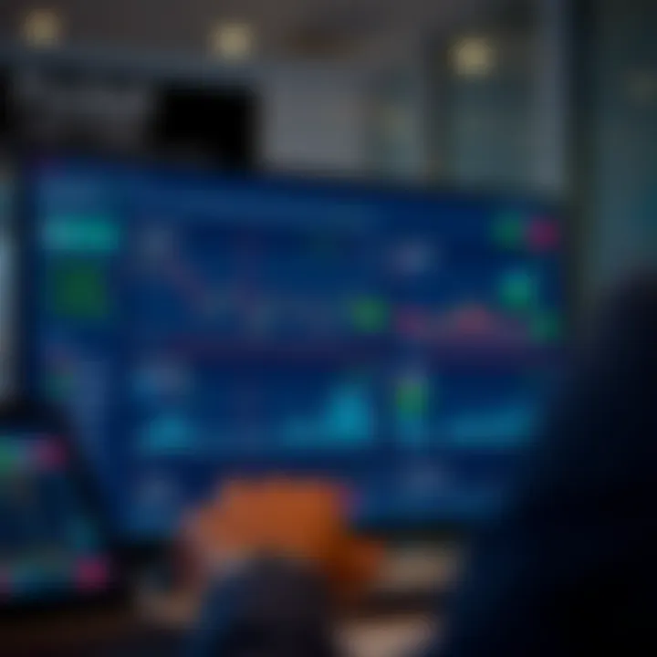 Dashboard displaying trading charts and account features on Pocket Option platform