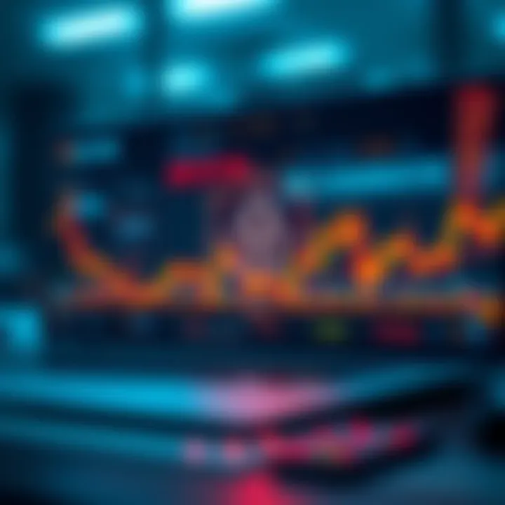 Illustration of secure online trading with digital security icons and financial symbols