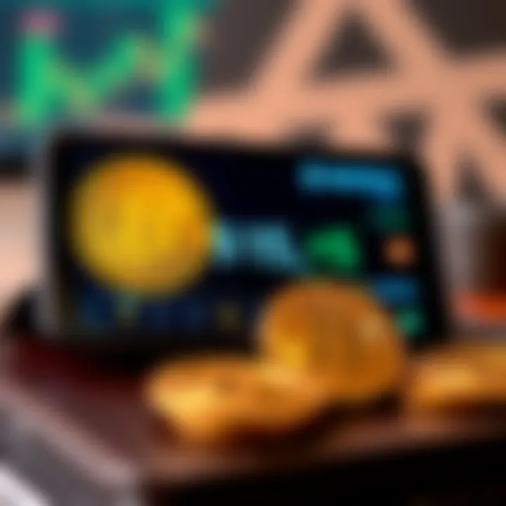 Illustration of a digital wallet showing Bitcoin balance and Nigerian Naira currency symbols