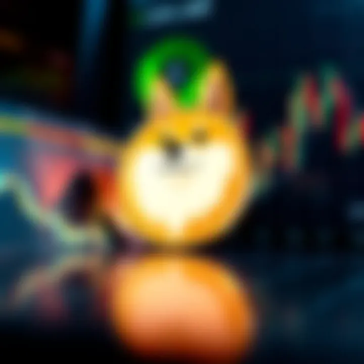 Illustration of financial analysis tools and charts reflecting Baby Doge Coin's potential future value