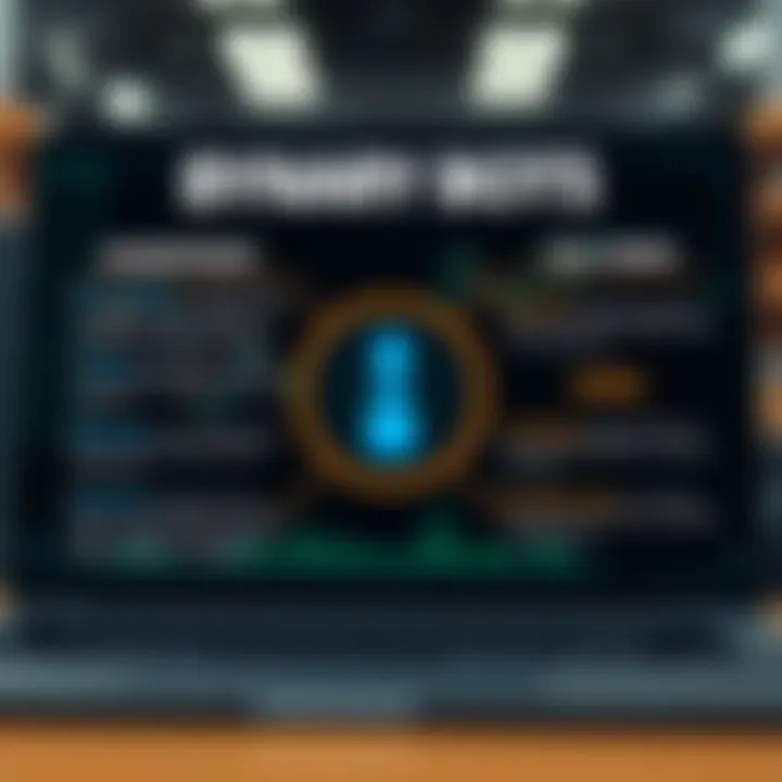 Visual representation showing the advantages and potential risks of using binary bots in trading