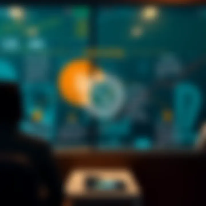 Diagram illustrating the operation and flow of binary options trading between traders and brokers