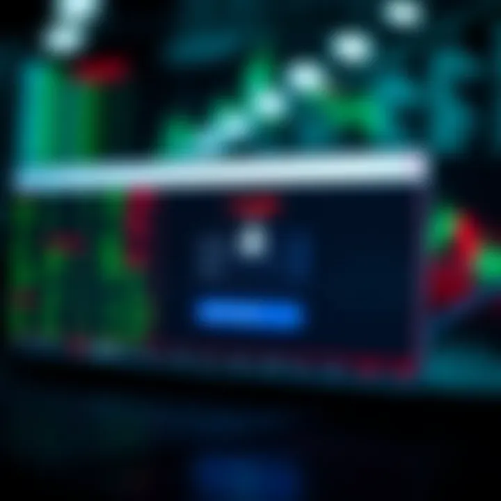 Secure login interface for a binary options trading platform with username and password fields