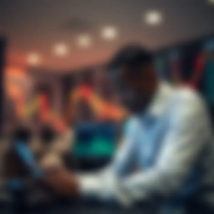 Illustration of secure financial transactions and risk management in digital trading