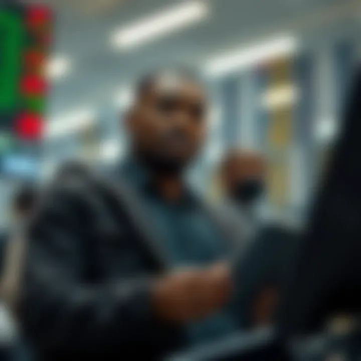 Trader using spike detection tools to analyze market trends in Nigeria