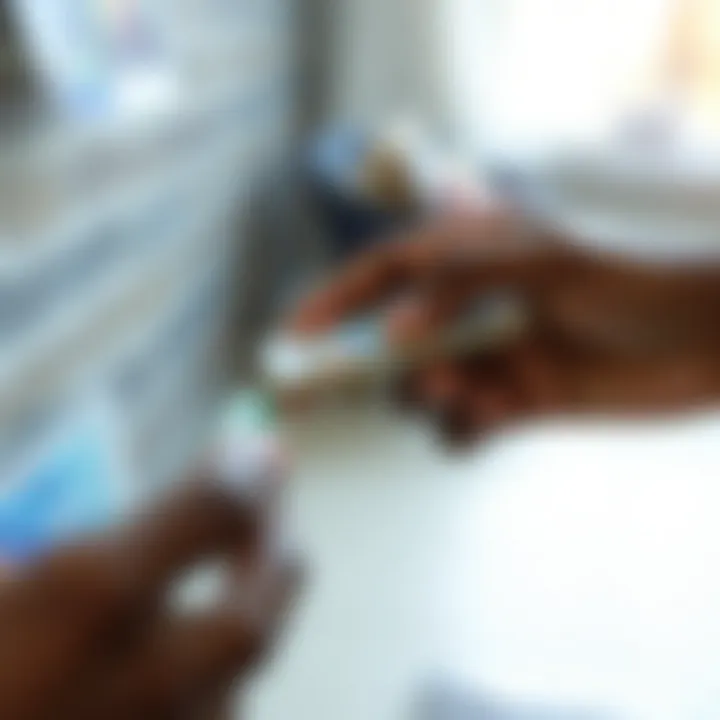 Digital Transfer Representing Peer-to-Peer Transactions in Nigeria Digital exchange of funds between two mobile devices representing peer-to-peer financial transactions in Nigeria