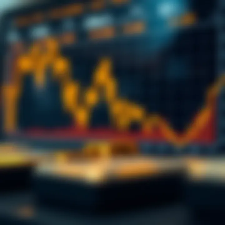 Graph depicting the impact of inflation rates and currency movements on gold valuation