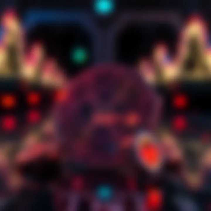 Illustration depicting XRP technological upgrades and competitive landscape in cryptocurrency