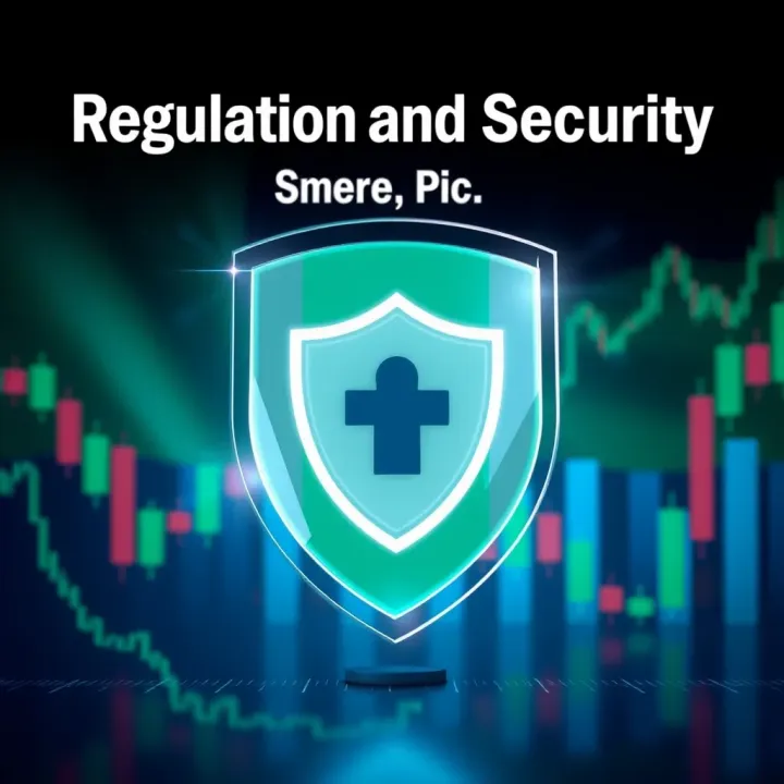 Conceptual graphic of a secure shield symbolizing regulation and protection in the forex market, with Nigerian flag colors in the background