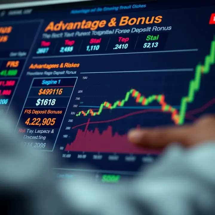 Chart showing advantages and risks of using the FBS no deposit bonus for forex trading in Nigeria