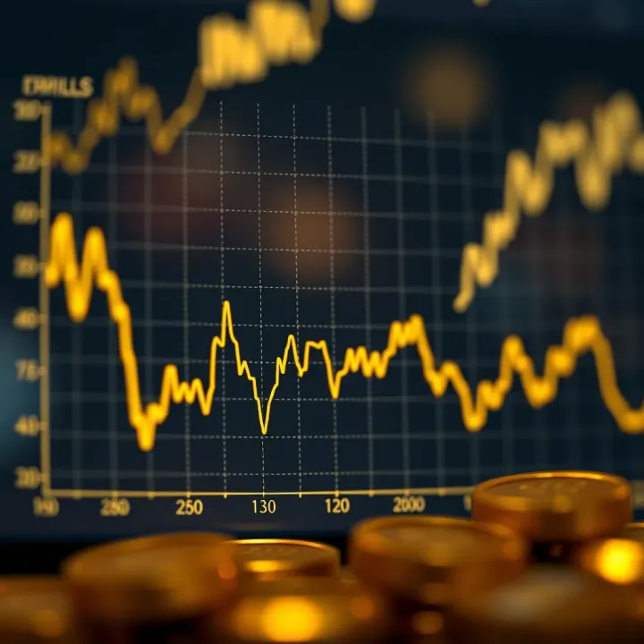 Graph showing fluctuations in gold prices influenced by economic indicators in Nigeria