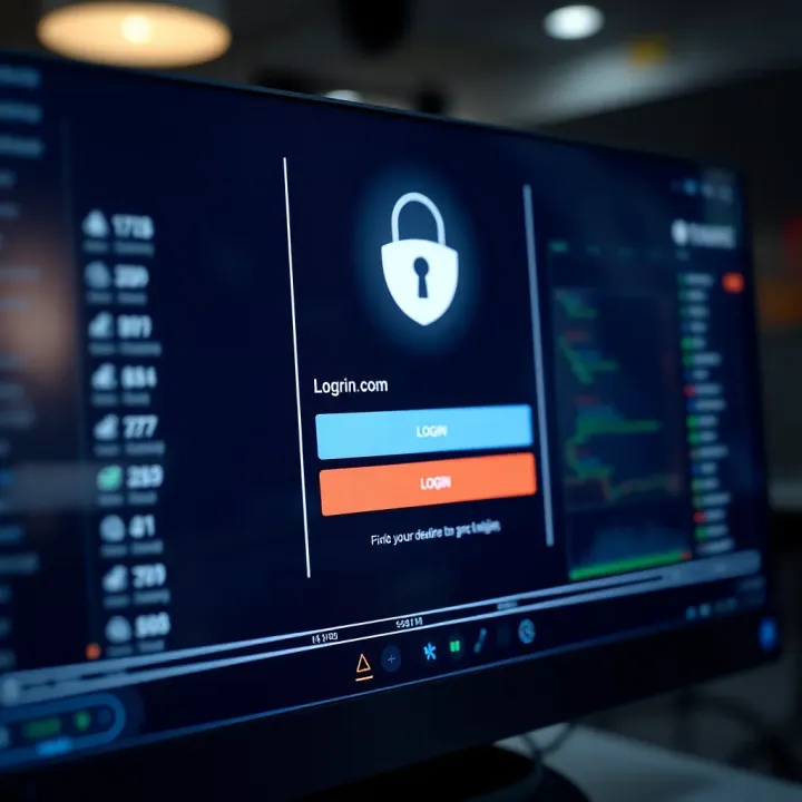 Secure login interface of app.deriv.com trading platform