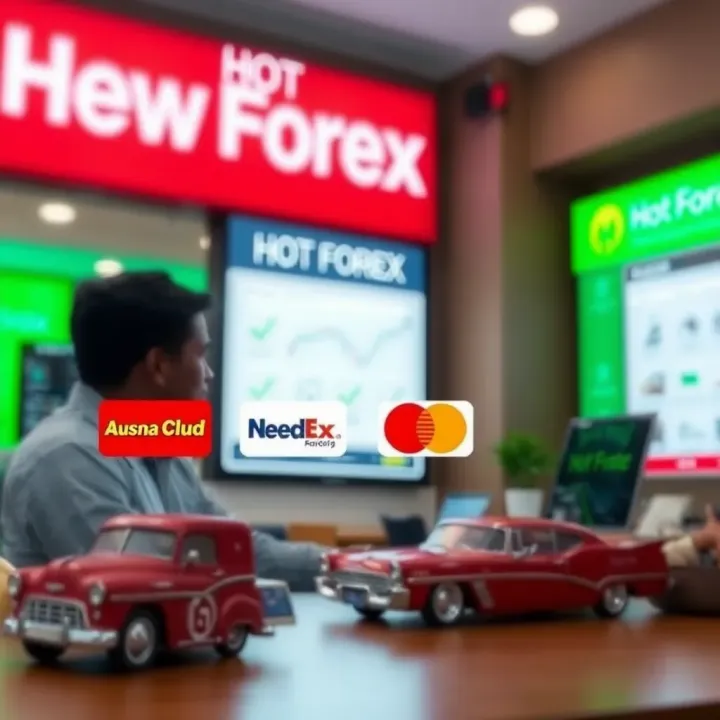 Visual representation of different payment methods accepted by Hot Forex for deposits made by Nigerian users
