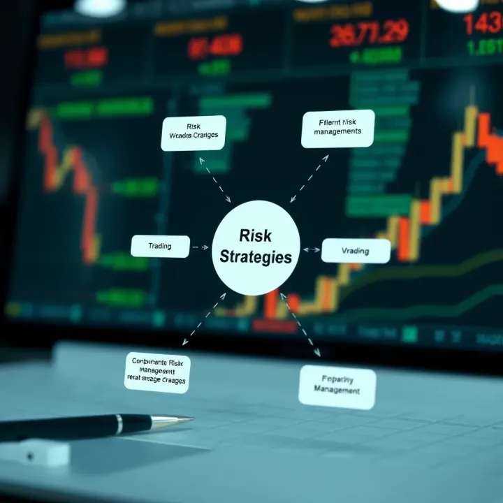 Diagram illustrating risk management strategies in trading on Expert Option