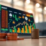 Illustration of a diversified portfolio with multiple financial assets icons