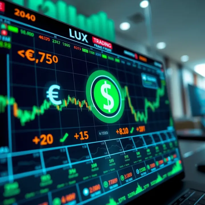Illustration of digital trading platform interface with Nigerian currency symbols and regulatory compliance icons