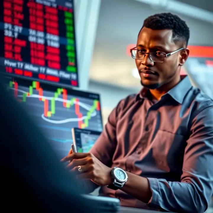 Graph depicting successful forex trading strategies in Nigeria