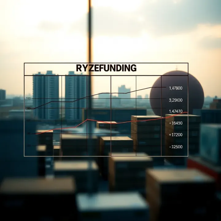 Visual representation of evaluation criteria and risk management rules used by Ryze Funding for traders