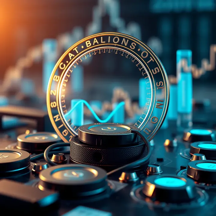 Visual representation of technological advancements and economic factors impacting the cryptocurrency market globally
