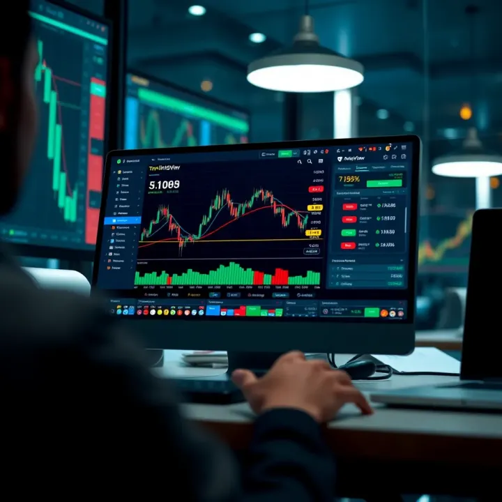 Integration of TradingView platform with brokers highlighting seamless trade execution and real-time data synchronization