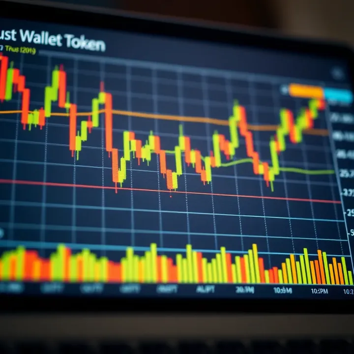 Technical Analysis and Market Sentiment of Trust Wallet Token Chart displaying technical indicators and market sentiment for Trust Wallet Token