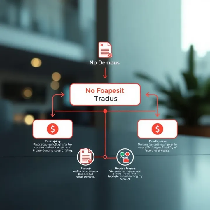 Diagram illustrating how the FBS no deposit bonus is credited to Nigerian traders' accounts